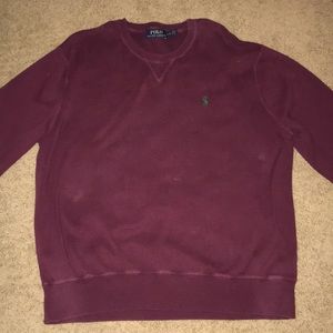 Red men’s Ralph Lauren sweater